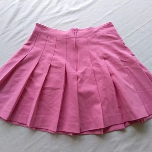 Pink tennis skirt